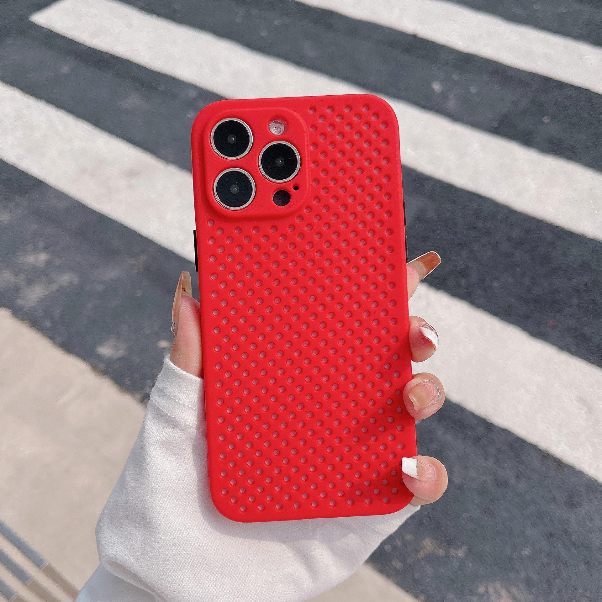 

Креативный дышащий сетчатый чехол для телефона Ip16Pro, полная защита для IPhone 13, XS/XR защитный чехол Apple 16Plus