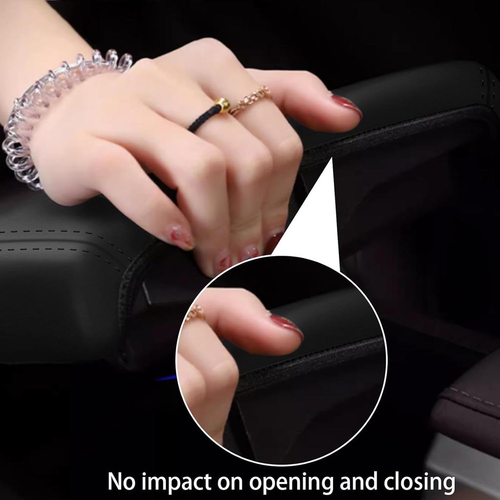 Armrest Cover for Lexus RX 350 Series/ RX400H 2016-2022/Lexus Rx 350L 2018-2022. Well-Make Durable Middle Protective Cover,Black.