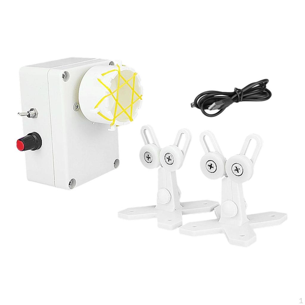 DIY Fishing Rod Winding Tool with Stand for Epoxy Drying