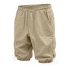 Men's Linen Casual Shorts Side Drawstring Cotton Linen Breathable Beach Pants Summer Lightweight Loose Fit Straight Leg