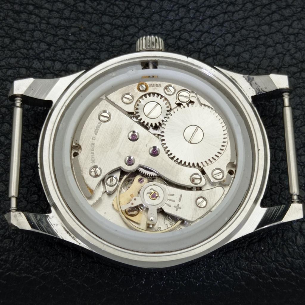 VINTAGE CAMY HAND-WINDING SWISS MENS REFURBISHED WHITE DIAL WATCH A500011-2 R151a-a500011
