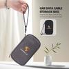Car Data Cable Storage Protective Bag Car Storage Organizer For Cayenne Boxster Macan 968 Panamera 911 Carrera-GT 918