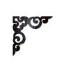 Adesivo Specchio Acrilico 3D Wallsticker 4 Pezzi Specchio Autoadesivo Dorato Adesivo Decorazione Angolo Mobile Decorazione Mobili