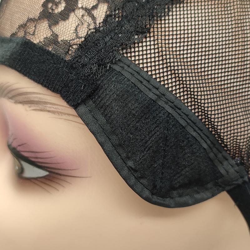 Plum Blossom Elastic Wig Cap - Mesh Base Inner Cap Accessories естественный/чёрный
