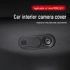 Tesla Model 3/Y In-Car Camera Privacy Cover: Anti-Peep Sliding Laptop Blocker
