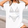 Comfort Colors Bach Club T-Shirt, Sommer Trend Junggesellinnen-T-Shirt, Personalisiertes Brautjungfern-Bikini-Shirt, Benutzerdefiniertes Strand-Junggesellinnen-T-Shirt