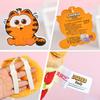 GARFIELD Peluche Famiglia Portachiavi Carino Anime Gatto Garfield Odie Animali di Peluche Divertenti Bambola Peluche Ciondoli Regali Bambino
