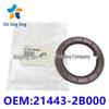 214432B000 Crankshaft Rear Oil Seal for Hyundai Kia, Compatible with 21443-2B000 Models.