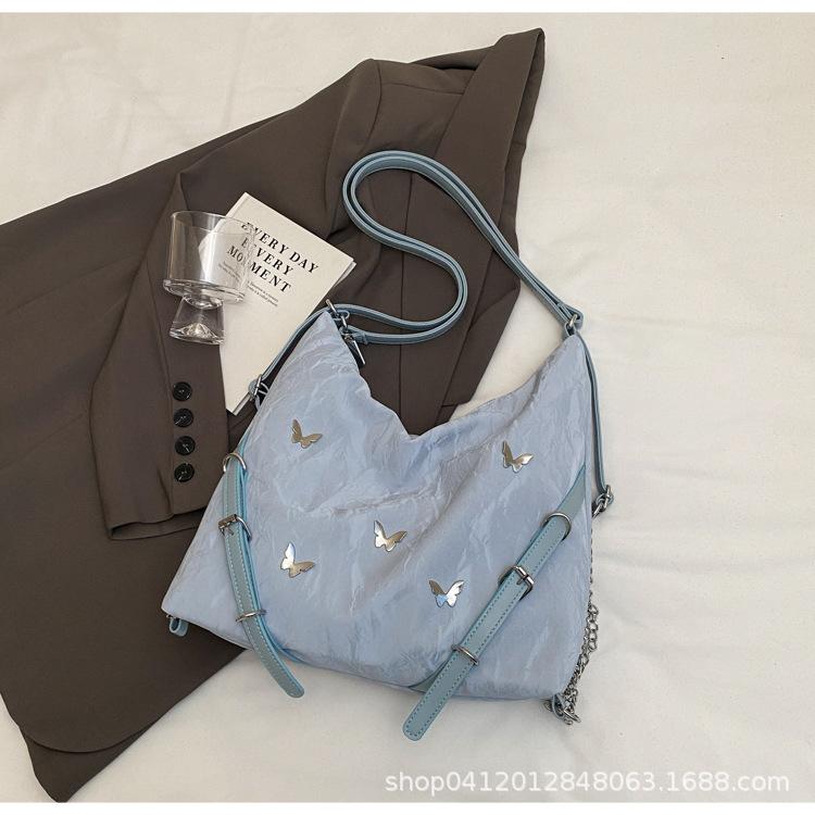 

Popular Tote Bag Ladies 2025 New Large Capacity Commuter Shoulder Bag Design Sense Niche Backpack