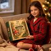 Holiday Countdown Ornament Box 2026 Spirit Advent Calendar, 24-Day Mini Figure Set, Elf Alien Festive Home Decor Ornaments Fairy Christmas Collection,