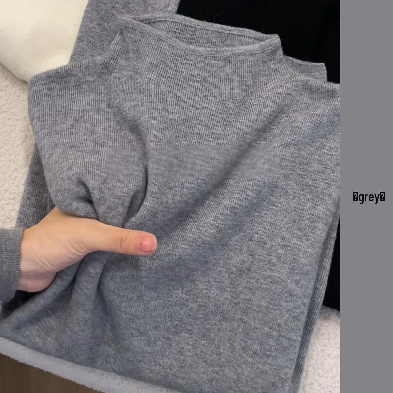 Women's Pink Knit Sweater - Korean Style, Early Autumn 2025 Collection
