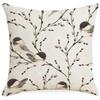 Nordic Pillow Autumn Series Leaves, Flowers and Bird Sofa Cushion Pillow Case Home Sofa High-end Decoration