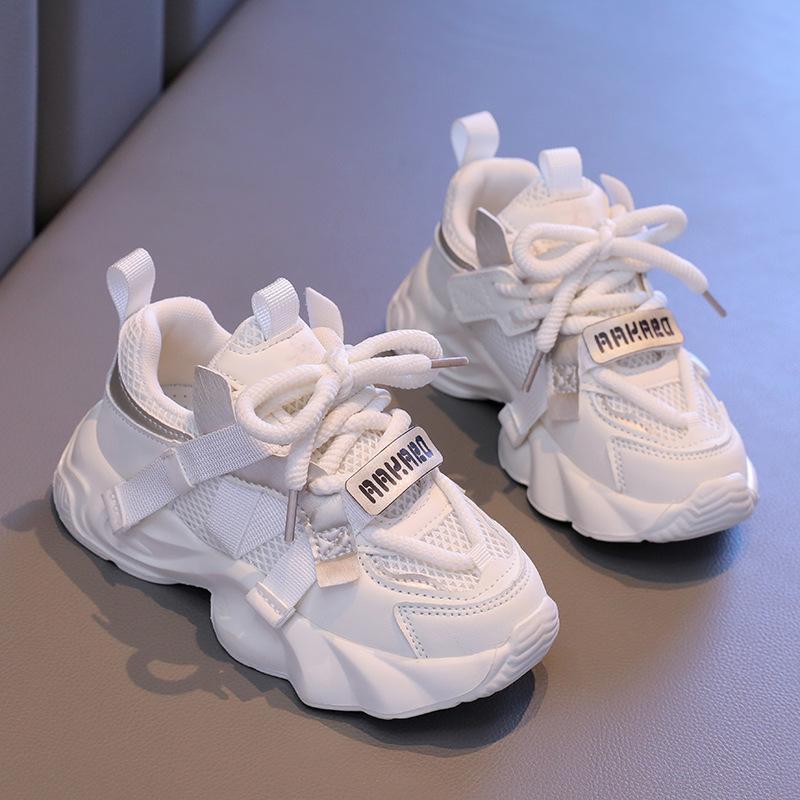 Girls sports shoes 2025 spring and autumn new children's spring girls older children dirt-resistant dad shoes classmates