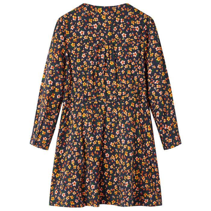Navy Blue Long-sleeved Dress for Children 92/104/116/128/140