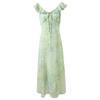 Sancai 2026 Summer Chiffon Ruffled Maxi Dress