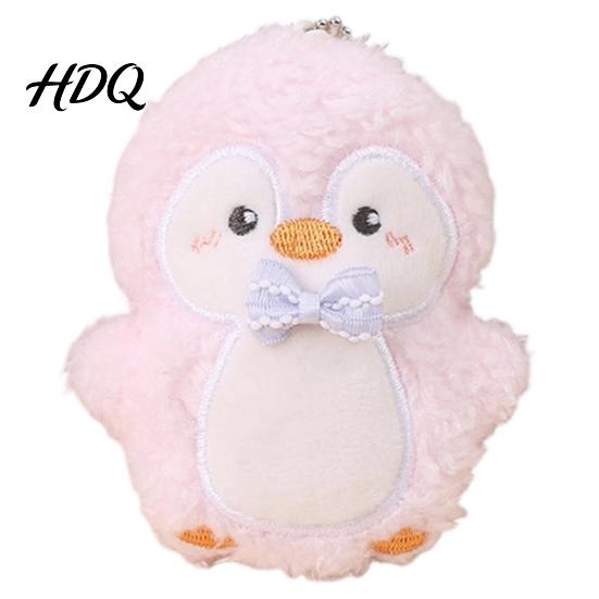 Pinguin Plüschtier mit Kugelkette Cartoon Schlüsselanhänger Plüschtier Anhänger Stofftierpuppe für Rucksack Tasche Anhänger Flauschige Anhänger