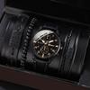Men's Versatile Fashion Two-Eye Business Wristwatch