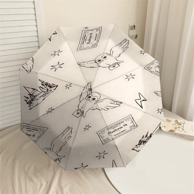 

1PC Hogwarts Platform Umbrella-8-Rib Reinforced, Automatic Open, Lightweight & Durable, Cute Fashion Accessory for Outdoor, D2685