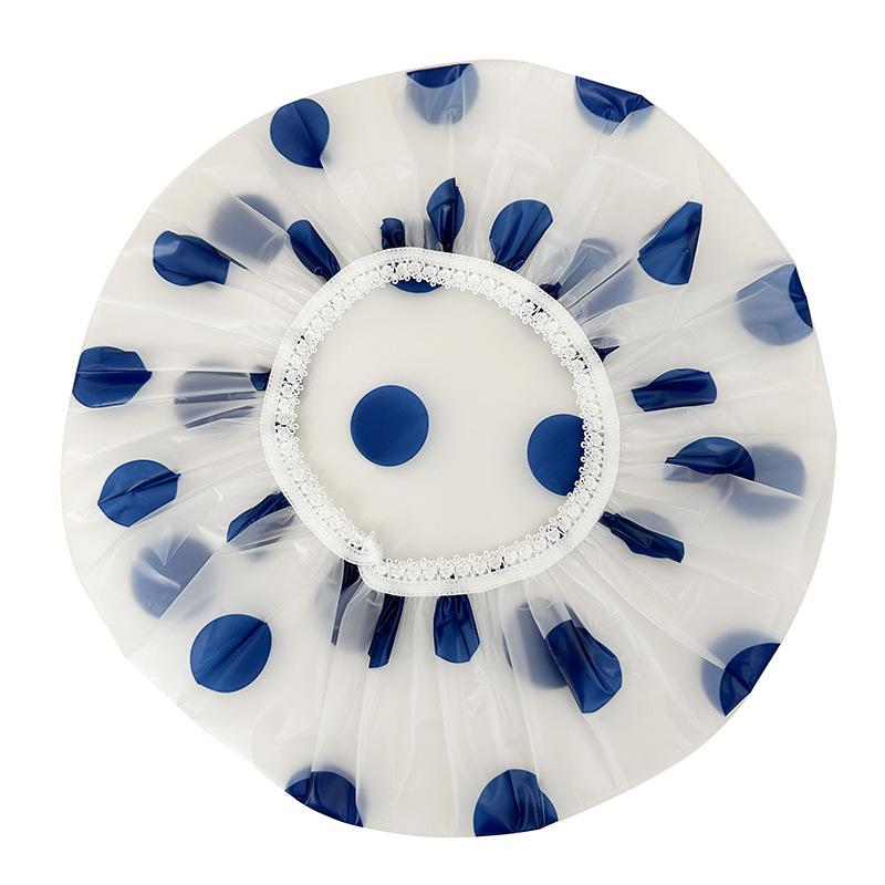 Reusable Waterproof Elastic Shower Cap for Women - Spa & Salon Hair Protection