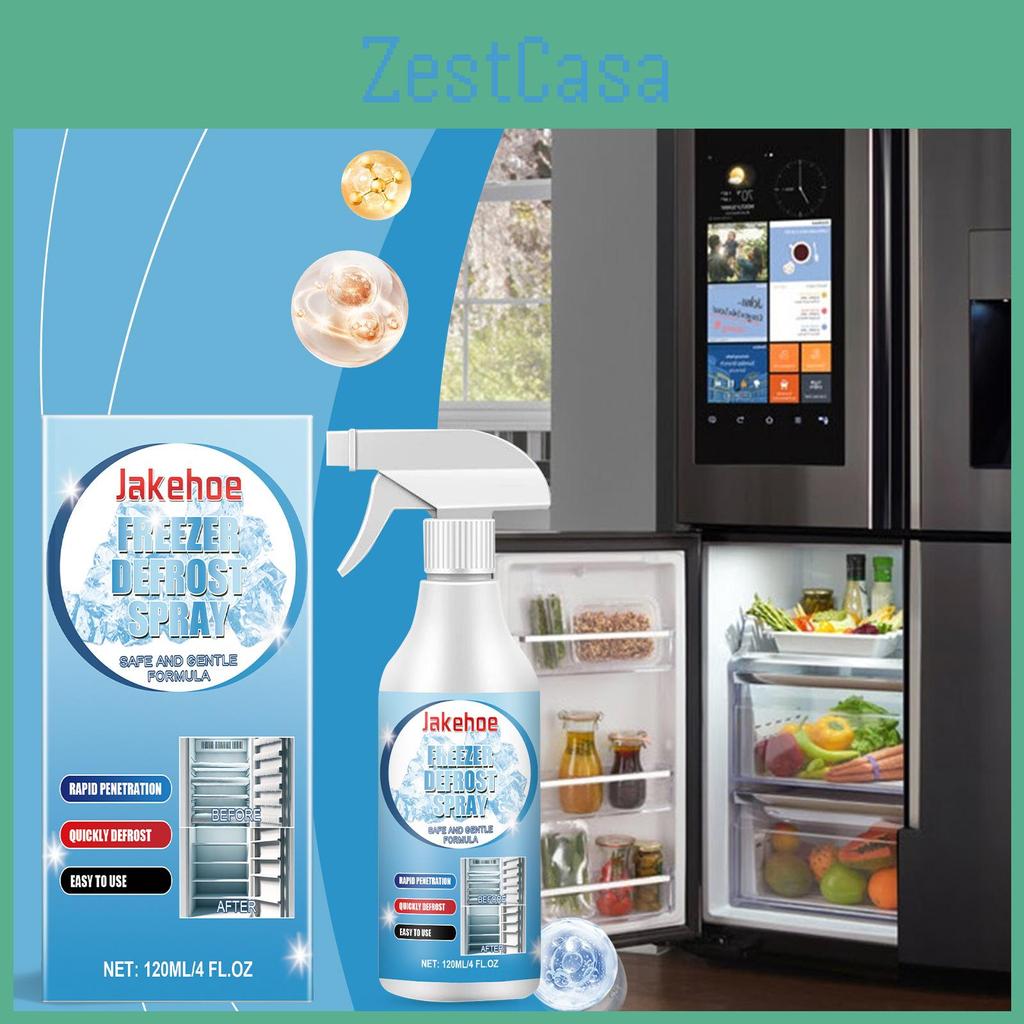 Jakehoe Multifunctional Ice Scraper Spray For Freezers And Windows 120ml