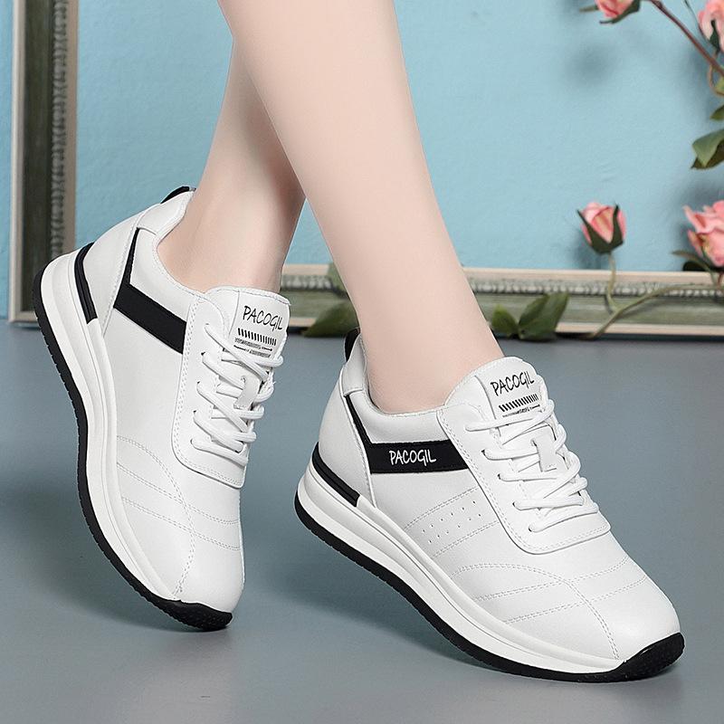 Damen Frühling und Herbst Weiche Sohlen und Weiche Oberflächen Bequeme Einzelne Schuhe für Sommerarbeit Rutschfest und Nicht ermüdend Sport- und Freizeitschuhe