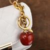 Apple Keychain, Bag Pendant, Women'S Bag Jewelry, Exquisite Car Keychain.
