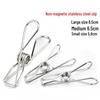 Multi-Functional Stainless Steel Clips for Clothes, Pants, and Socks - Windproof and Durable