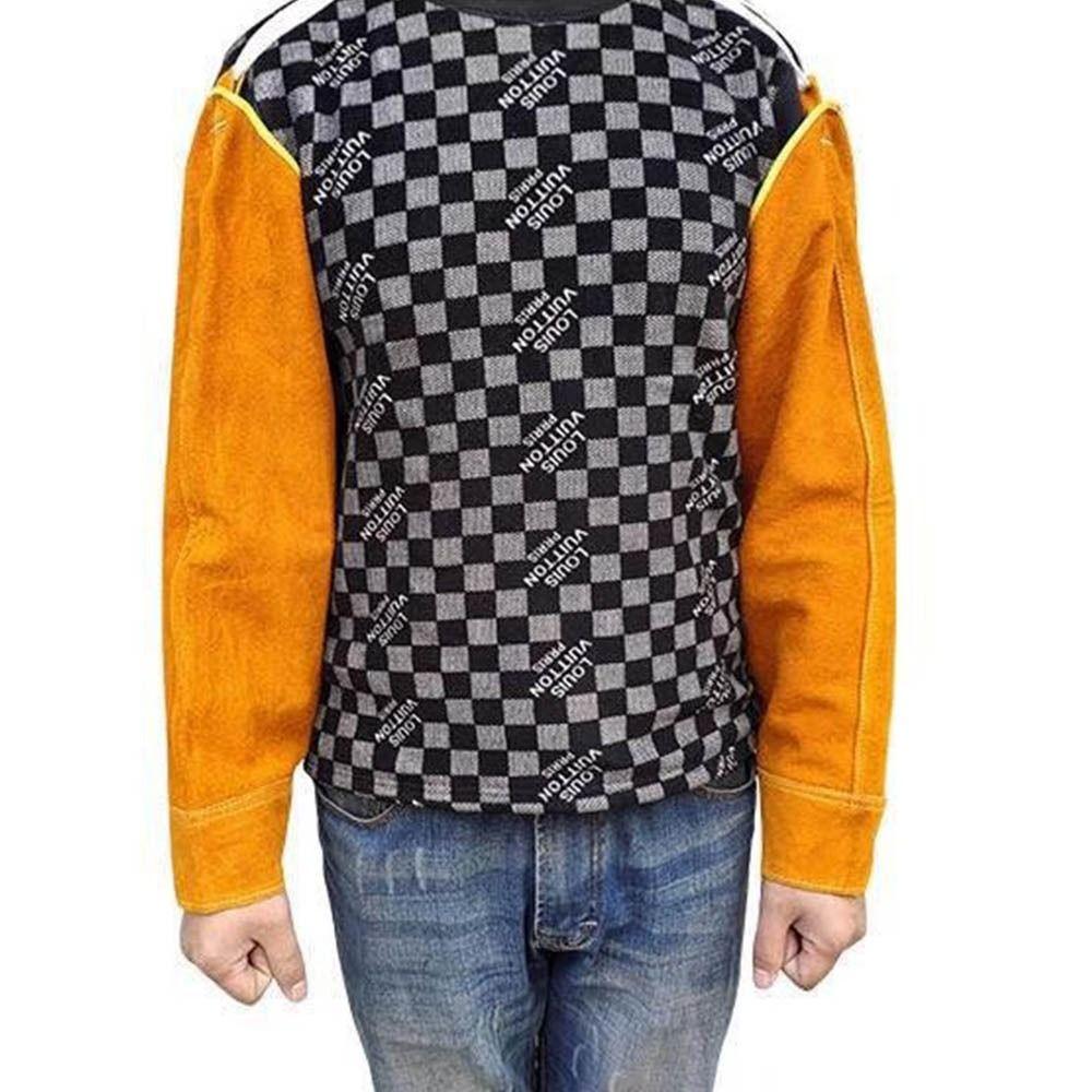 Non-stick Liner Welding  Arm Sleeve Arm Protection Cowhide Leather Arm Guards  Welding Work