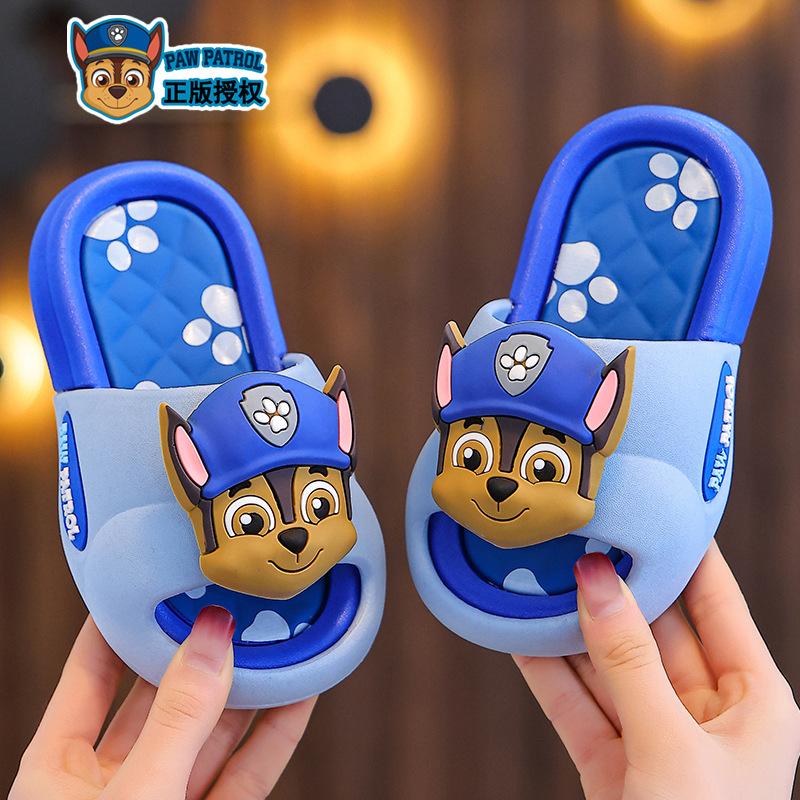 Paw Patrol Summer Children's Sandals for Boys and Girls, Non-Slip Soft Sole, for Toddlers and Kids, Bathroom Bath Slippers