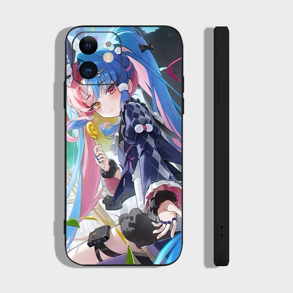 

ROCCIA Anime Game W-Wuthering Waves Phone Case For IPhone 17 Air 16 15 14 13 Pro Max 11 12 Black Silicone Cover IPHONE 14PRO