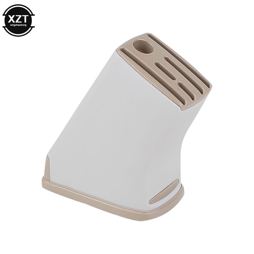 

Kitchen Knife Holder Storage Rack Creative Household Supplies Durable Plastic Knife Holder Multifunctional Drainage Cutlery Rack хакі