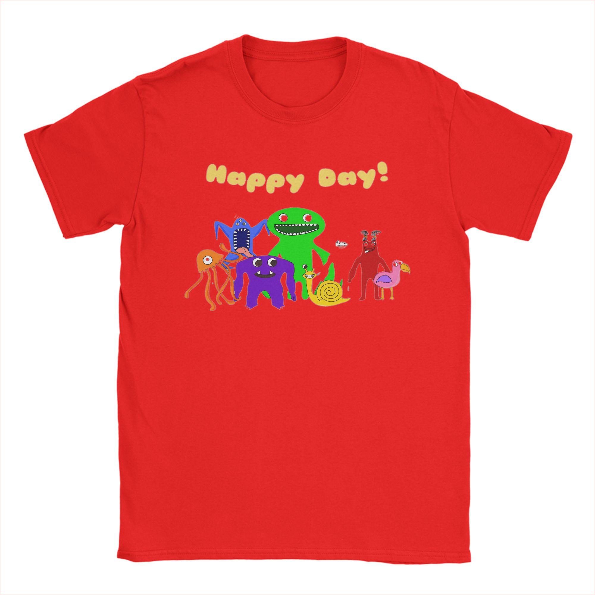 

Unisex Garten of Banban Friends Characters T Shirts Cotton Clothing Cool Short Sleeve Round Neck Tees Plus Size TShirt S