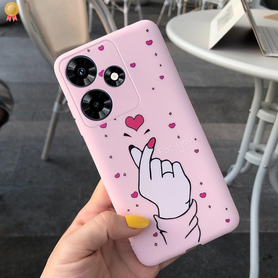 For Infinix Hot 30 Play 30i 4G Case Cute Astronaut Painted TPU Silicone Shockproof Cover For Infinix Hot 30 Play 30i Phone Case