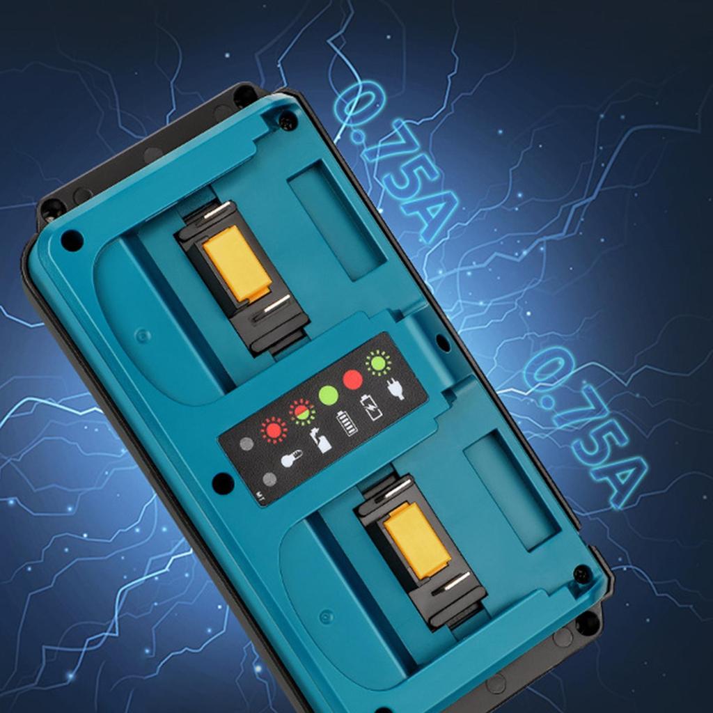 Power Tool for Makita 18V Li-ion Battery Replacement DC18RD Double Charger EU/US/UK/AU Plug