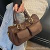 Premium Niche Bag Women's Double Pocket Retro 2025 New Casual Versatile Messenger Bag Portable Pillow Bag