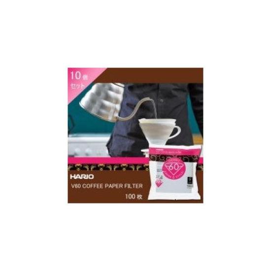 

HARIO V60 Paper Filters 03W of (100 sheets) VCF-03-100W (Pack 10) белый