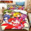 3D Anime Tokyo Mew Mew Bedding Set Duvet Cover Full Queen King Size Pillowcase Bed Print Bed Set Aldult Kid Bedroom Single Twin