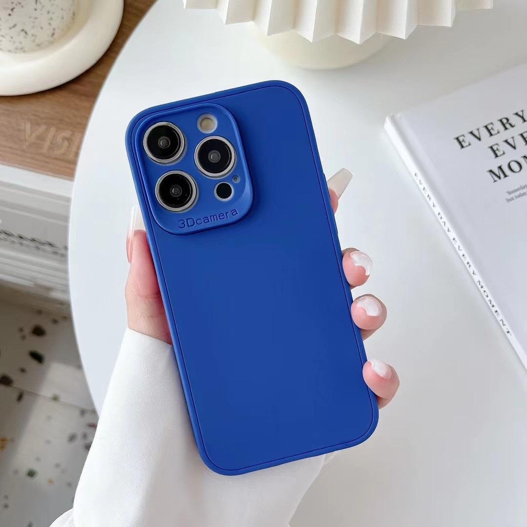 

Применимо к iPhone16Pro Матовый силиконовый ТПУ Мелкое отверстие Apple 15 Полная упаковка Противоударный Мягкий защитный чехол IP 12MINI Large/Fine