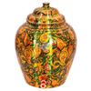 Printed Design Copper Water Dispenser Pot Matka, Stoarage, Home Garden, 10 LTR,