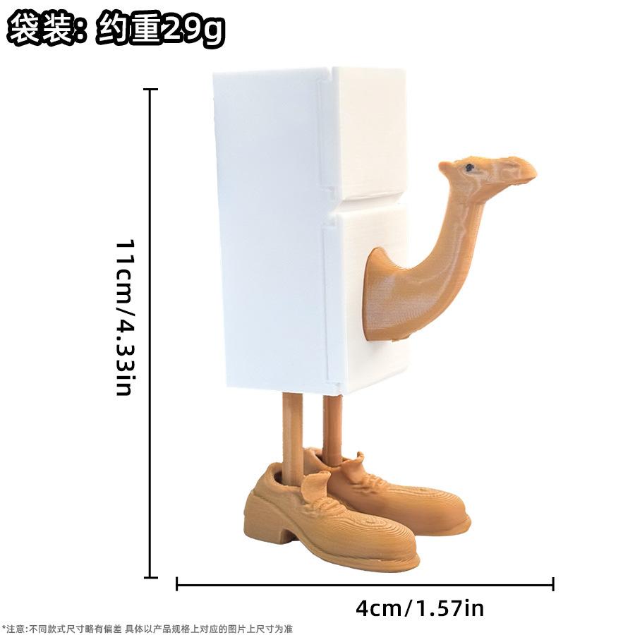 TungTungTungSahur Shark Figurine Figure Brainrot Figure Desktop Decoration Tralalero Tralala Figure Ornament Funny Doll 3D Print