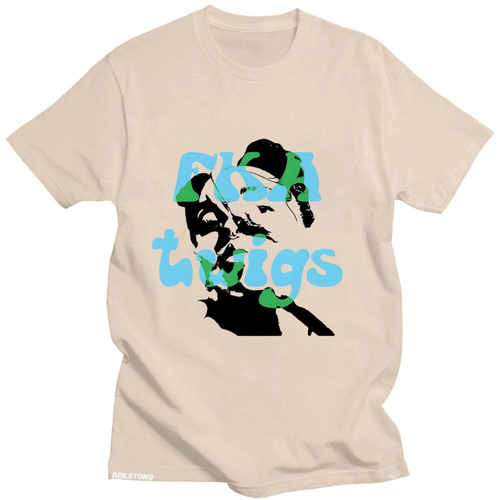 T-shirt FKA Twigs Stampa Grafica Moda Grunge Cotone Maglietta Manica Corta Gotica Punk T-shirt Uomo Top di Alta Qualità