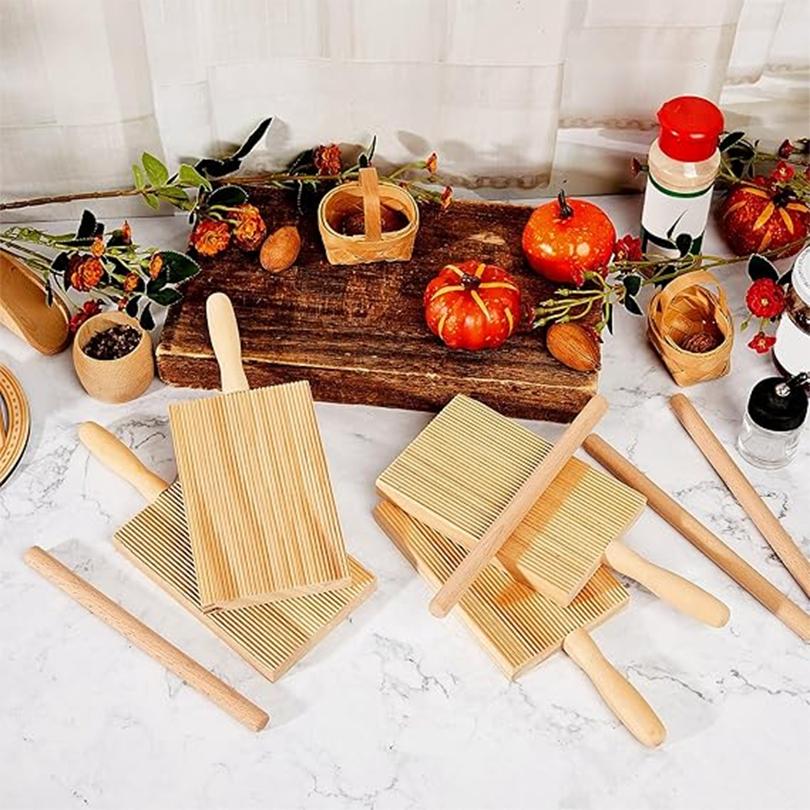Gnocchi Maker Board Italian Pasta Making Tool Cavatelli Pasta Maker Gnocchi Maker Paddle for Kitchen Utensil Cooking Hand-making