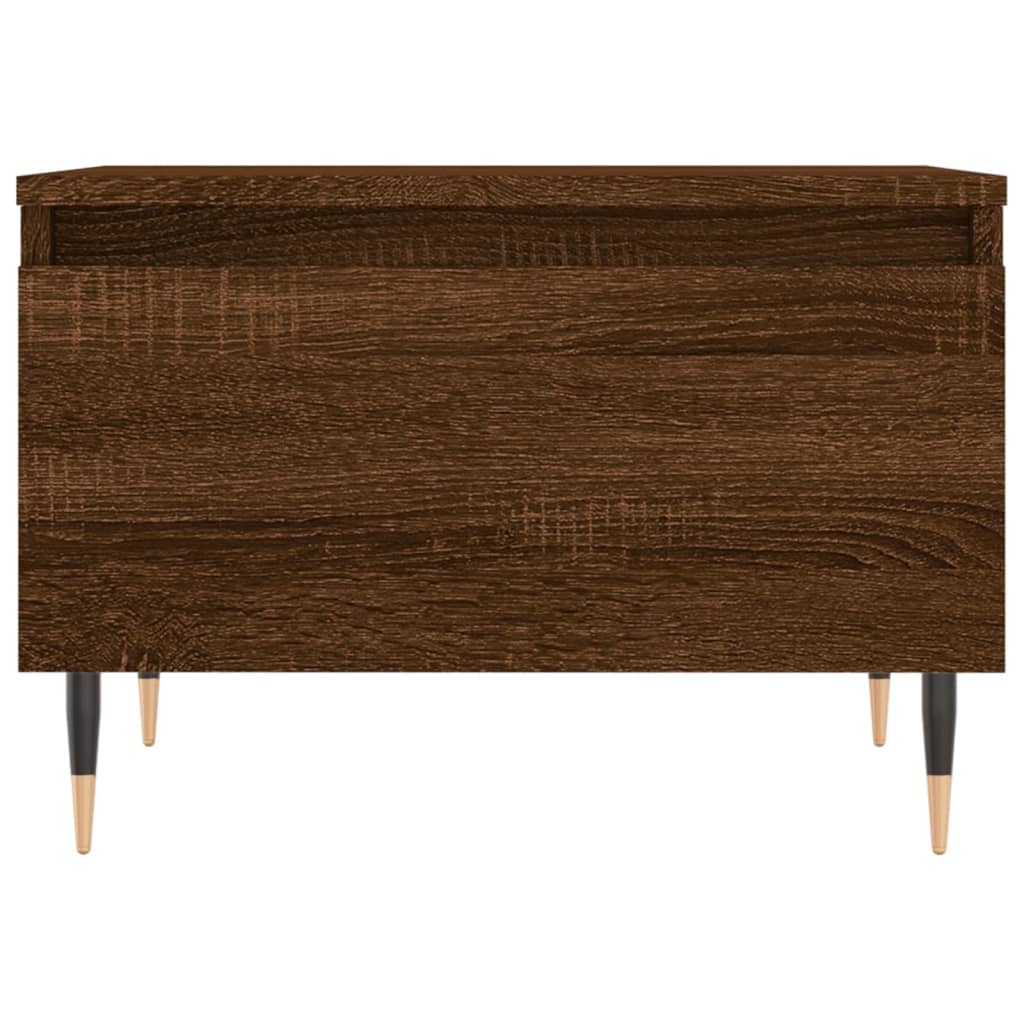 Coffee Tables 2 Pcs Brown Oak Effect 50 X 46 X 35 Cm Engineered Wood