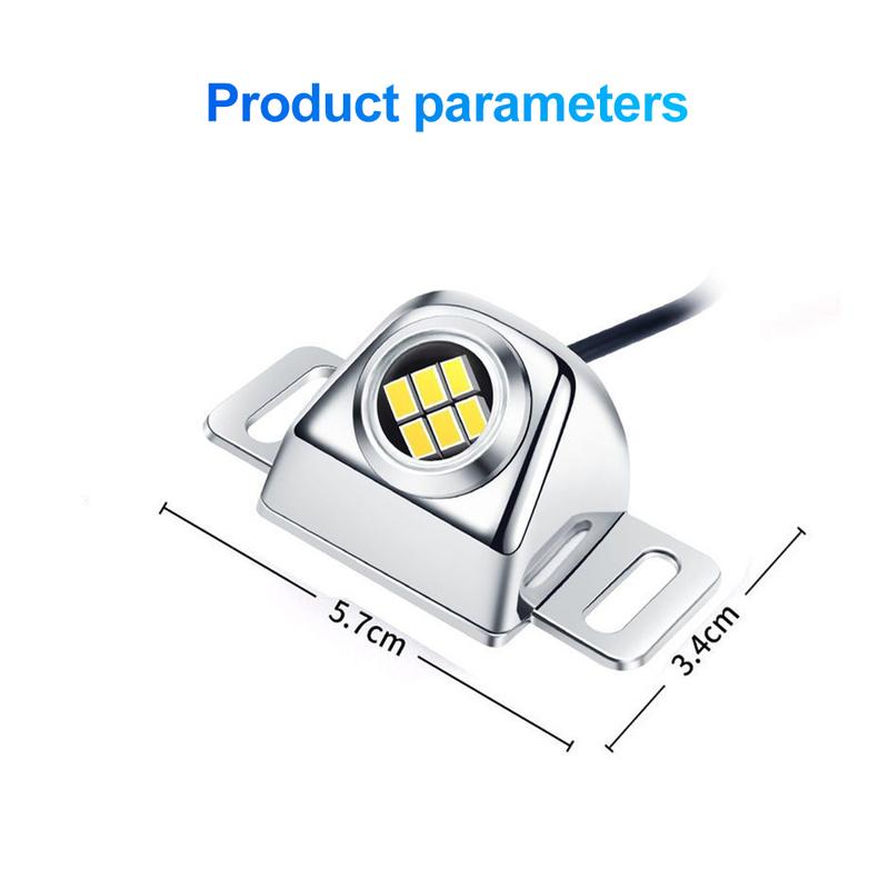 Auto-Rückfahrlicht, Backup-Rücklicht, 12–24 V, Mini-Hilfsrücklicht, LED-Lampe, wasserdicht, für LKW-Parkwarnlampe