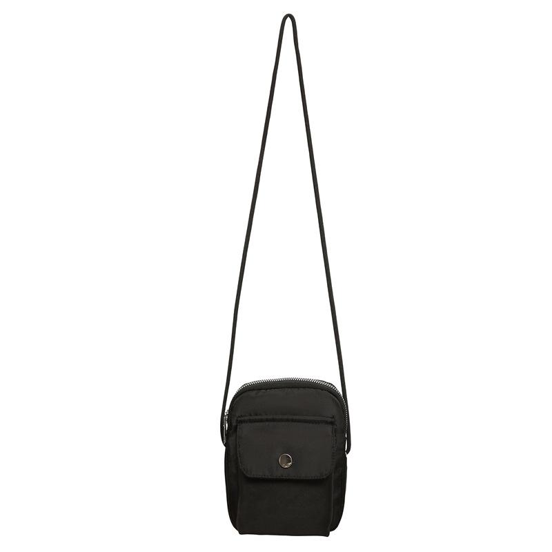 Niche Light Shopping Nylon Cloth Mobile Phone Bag Small Square Bag Crossbody Small Bag Men's Bag Korean Version Oxford Cloth Small Satchel Women's Bag