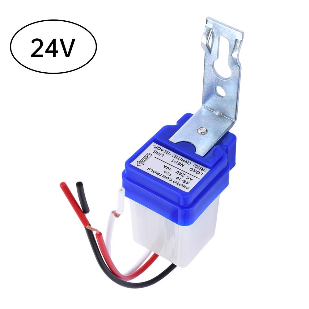 Photoswitch Sensor Switchs Auto On Off Photocell Street Light Control DC AC 12V 24V 110V 220V 10A Automatic Sensor Switch