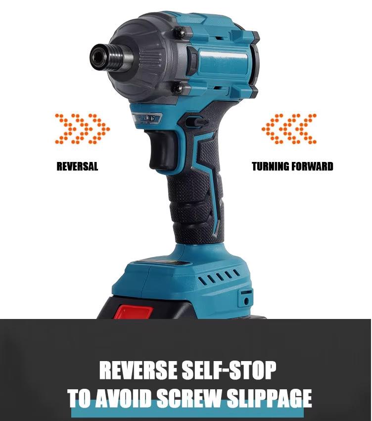 21V Rechargeable Lithium Battery Impact Wrench & Electric Screwdriver Combo
