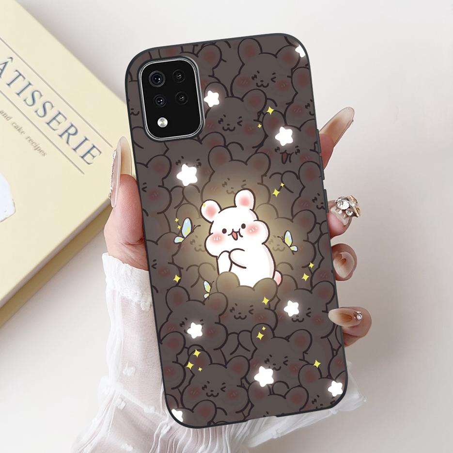 For LG K42 Case LG K52 LM-K520 Cute Rabbit Cartoon Cover Soft Silicone Phone Case For LG K62 K 42 52 LGK42 LGK52 Back Cover Bags