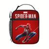 Spider-Man Cartoon Anime Lunch Bento Bag Children'S Fully Printed 3D Digital Insulation Bag Portable Outdoor Picnic Bag