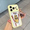 Applicable to Apple 11 mobile phone case trendy cartoon resident fish large window cute iPhone11 two-color second case 11